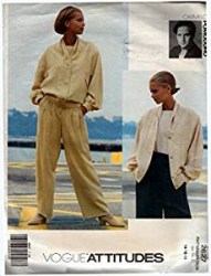 2627 VOGUE POMODORO LOOSE JACKET, PANTS PATTERN 8-24 3 SIZES